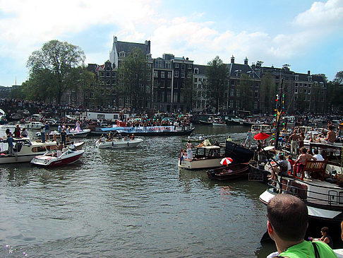 Boote im Kanal Foto 