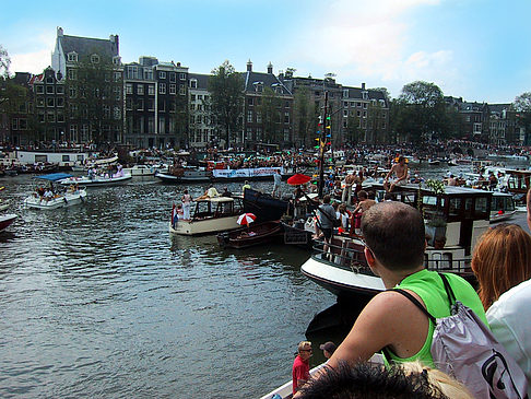 Boote im Kanal Foto 