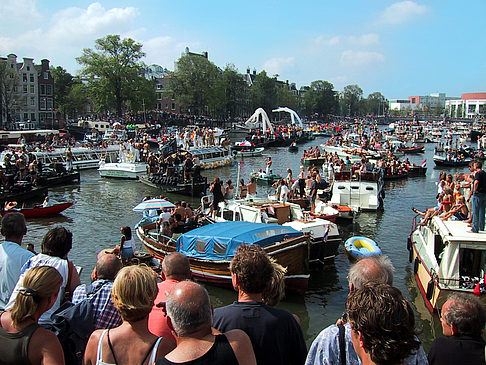 Foto Boote im Kanal