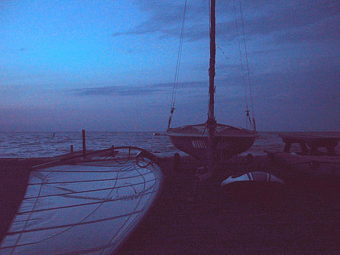 Der Strand beim Sonnenuntergang Foto 