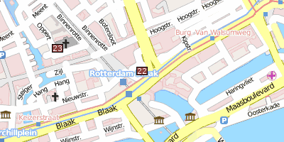 Stadtplan Kubushaus Rotterdam