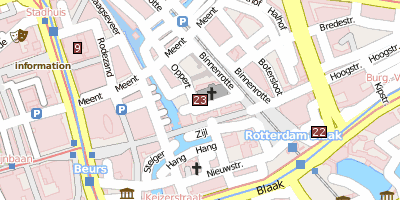 Laurenskerk  Stadtplan